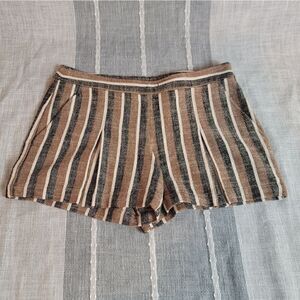 THEORY Striped Shorts 